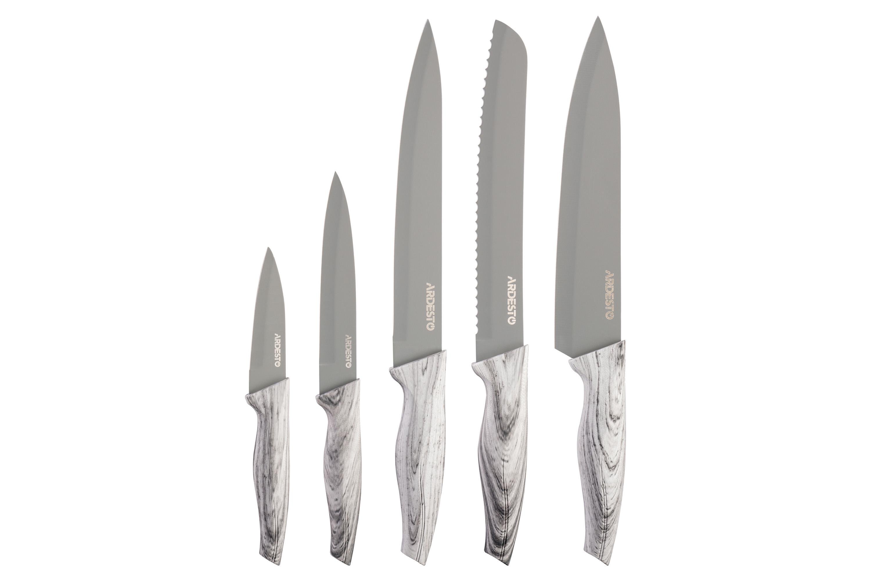 Набор ножей ARDESTO Black Mars 5шт (ERC-AR2105BG)