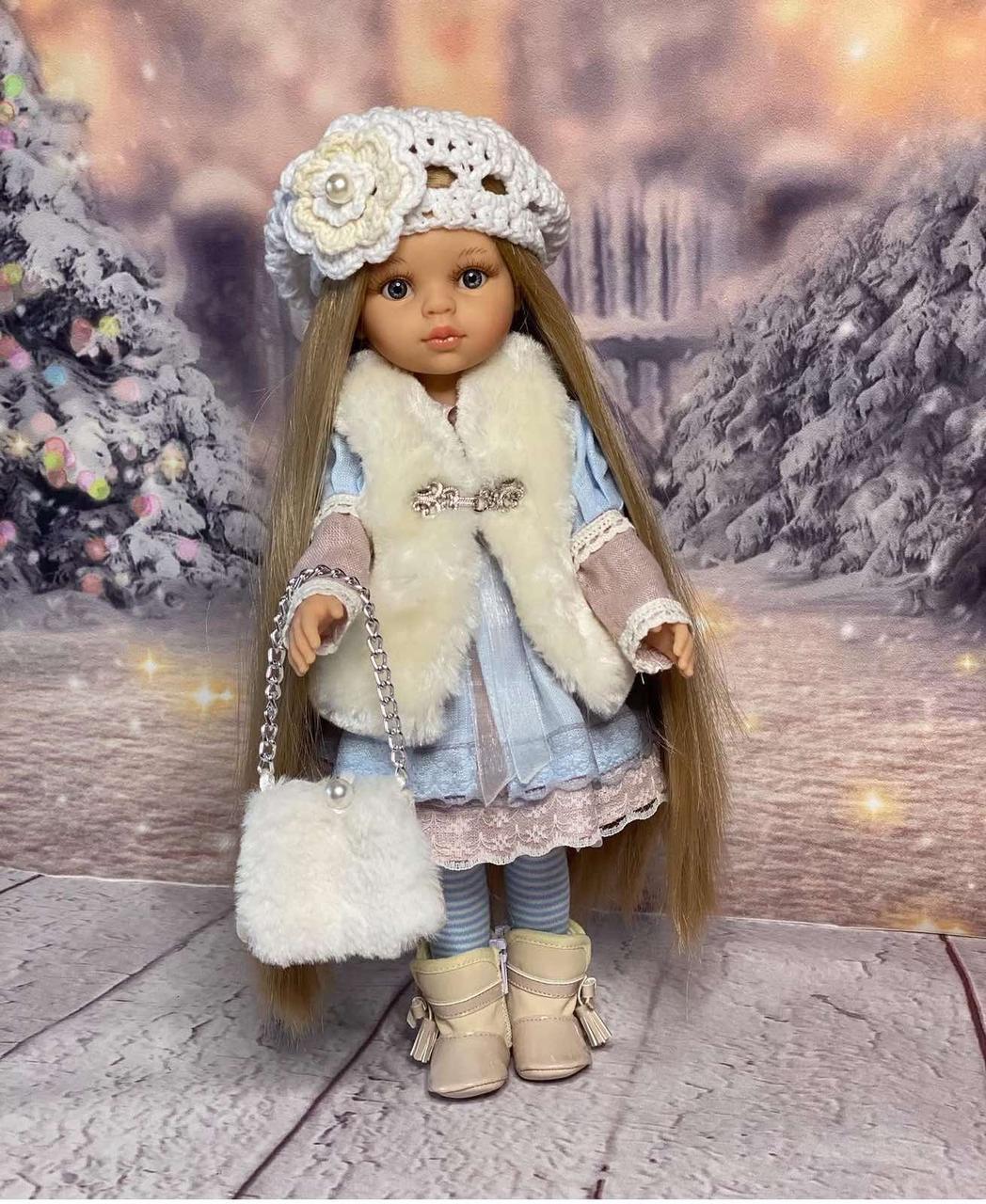 Кукла Paola Reina Зимняя сказка Изабель ручная работа лимитированная