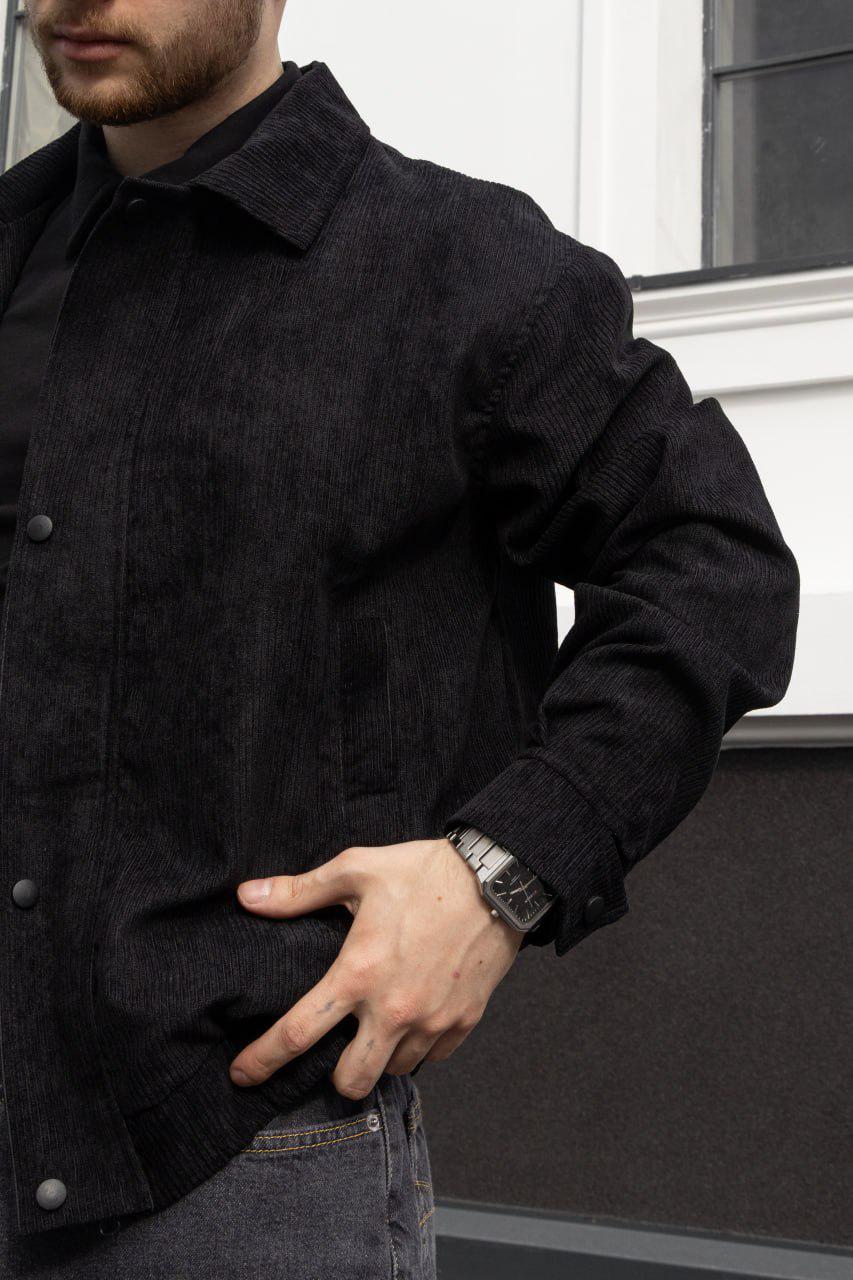 Куртка мужская демисезонная Snood вельветовая M Черный (26496/1) - фото 3