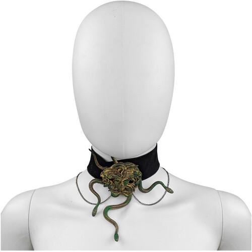 Чокер-колье Медуза Gorgona SETA Decor 22-355BLK-GR