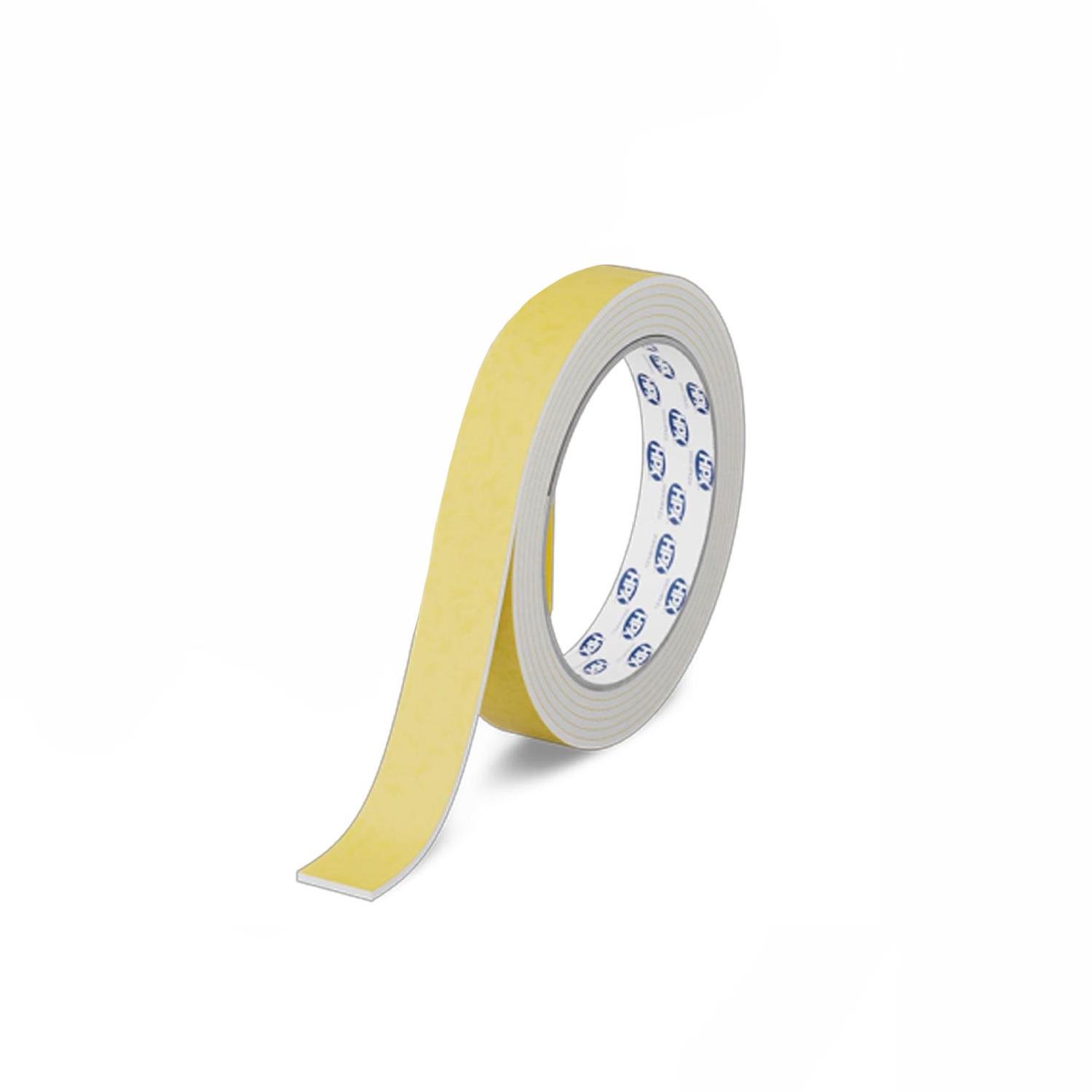 Лента двухсторонняя HPX UF1915 19x3 мм 1,5 м толстая полиэтилен/каучук Белый (INRUC0020271901500)