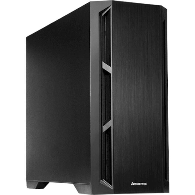 Корпус компьютерный CaseCom Apex Q GA-01B-Q-OP Midi-Tower no PSU Черный - фото 1