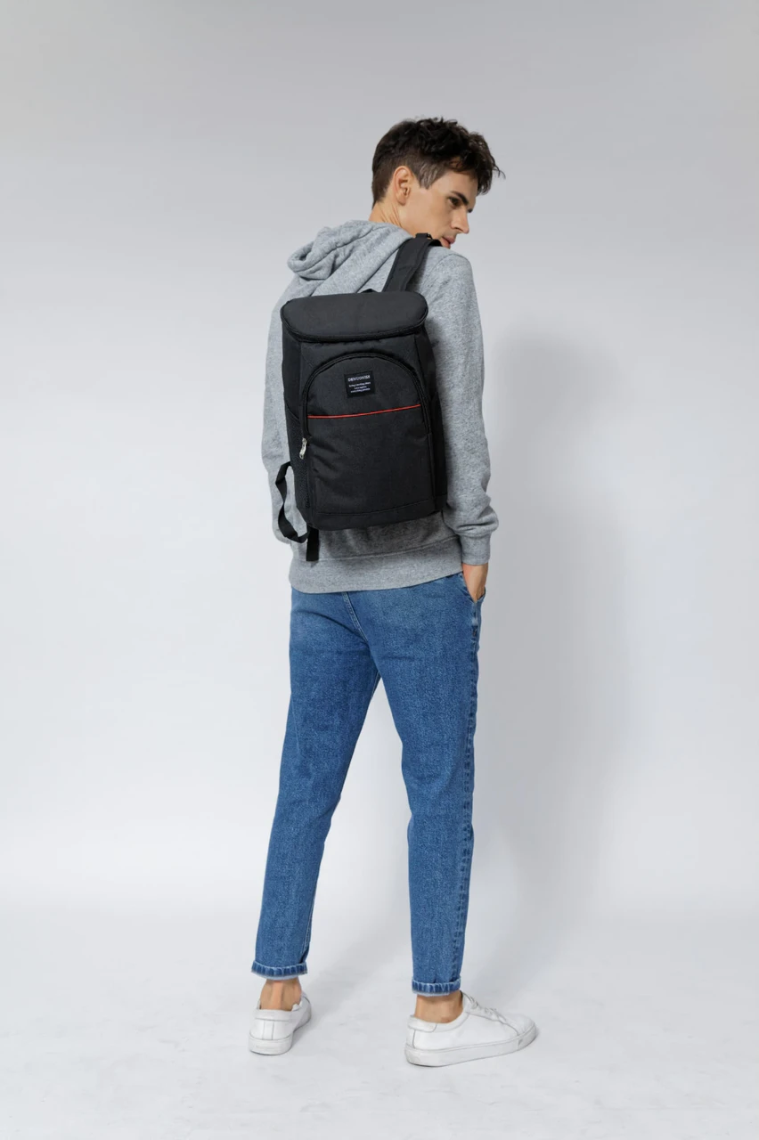 Термо рюкзак сумка-холодильник 20 литров, черный - фото 8 Термо рюкзак сумка-холодильник 20 литров, черный - фото 8