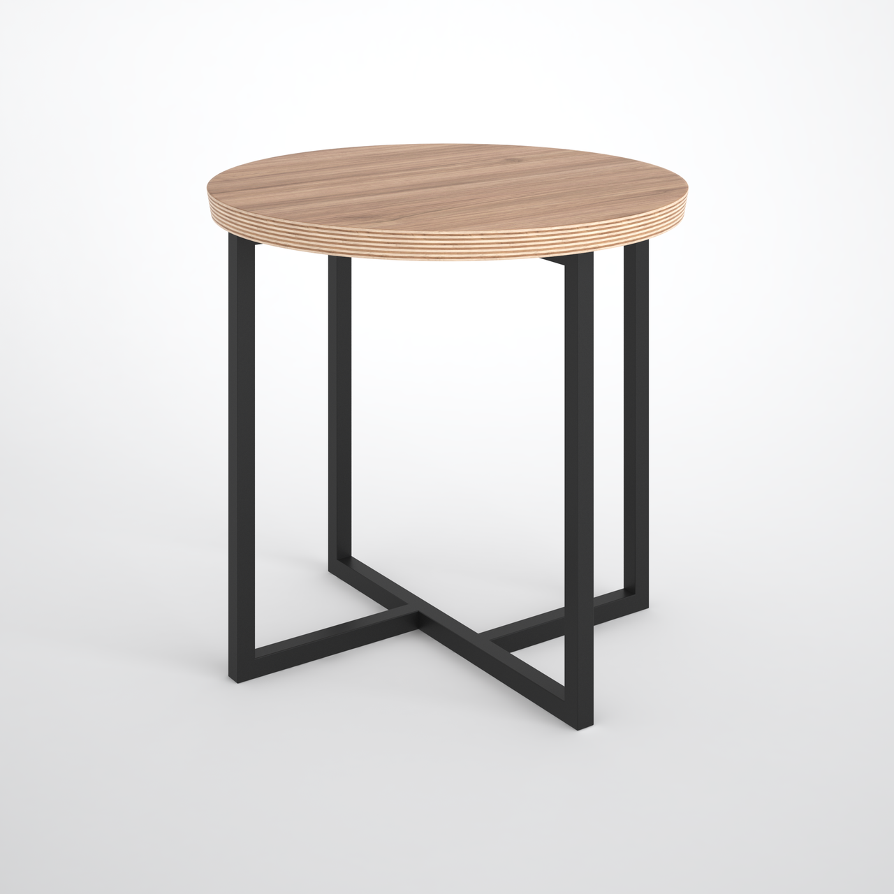 Каркас для журнального столу з металу 450х450 мм H 450 мм Чорний (1106) - фото 3 Каркас для журнального столу з металу 450х450 мм H 450 мм Чорний (1106) - фото 3