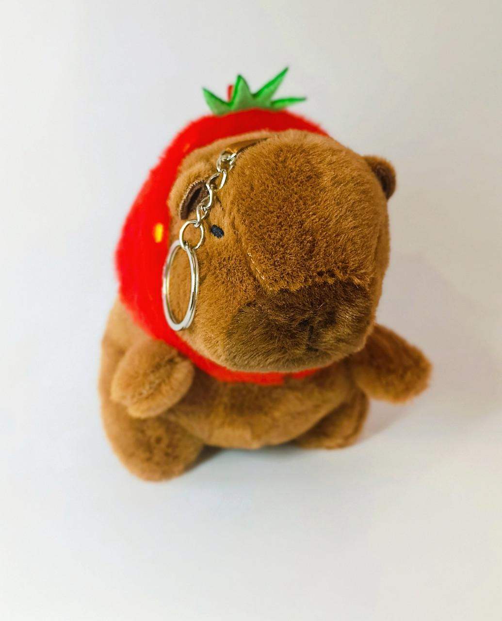 Брелок капибара мягкий 12 см