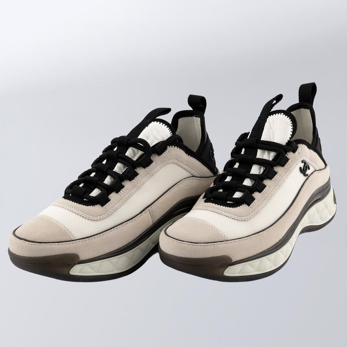 Кросівки White Crystal жіночі повсякденні Chanel р. 38 Білий (2797308516)