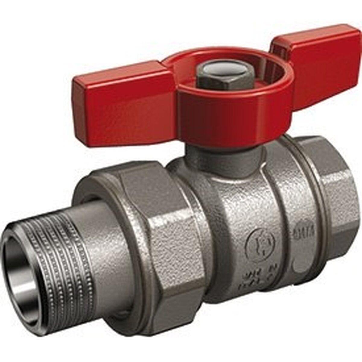 Кран з американкою Giacomini 1" ВЗ прямий латунь (R859X327)