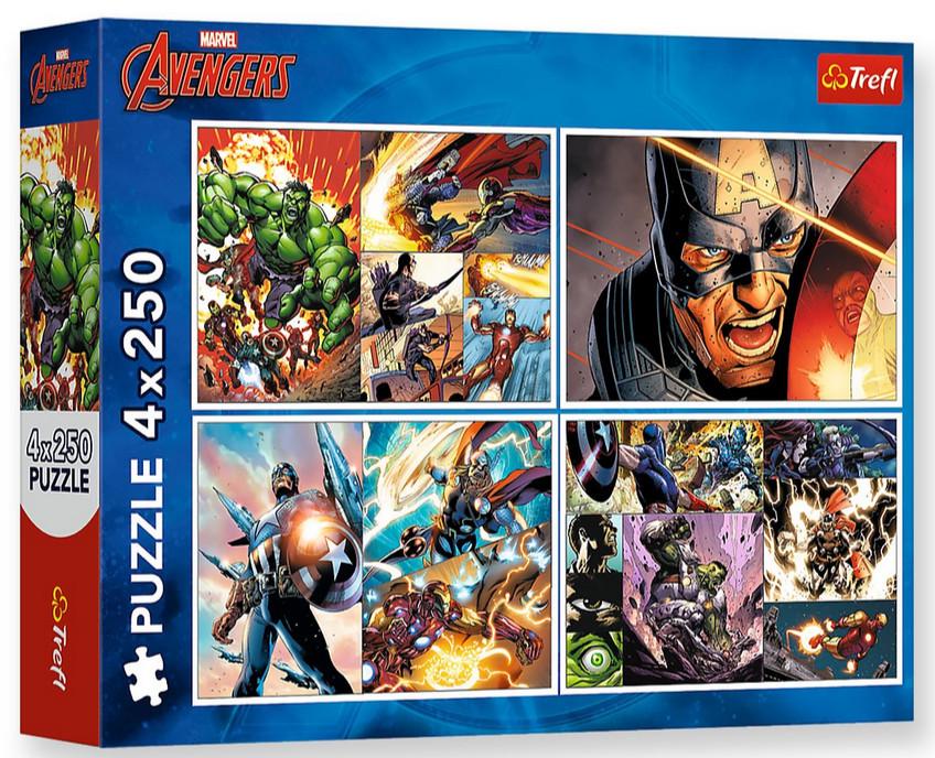 Пазл Trefl Героические дни 4х250 эл.