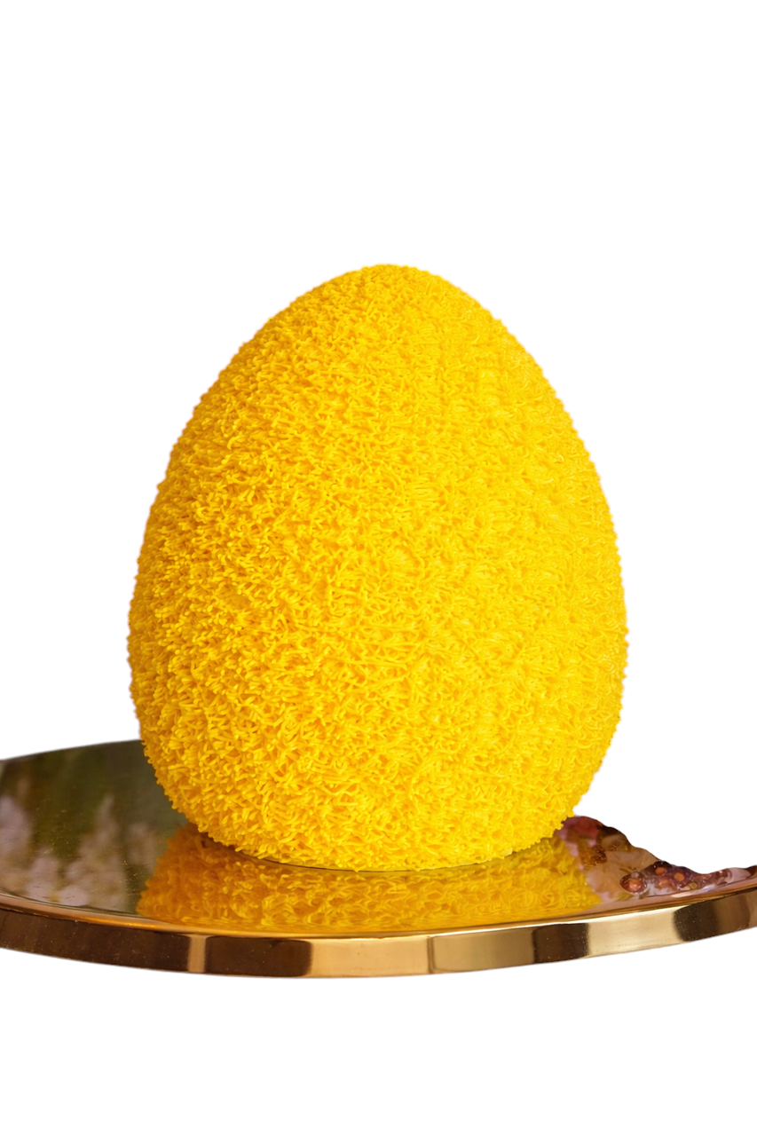Декоративное яйцо Hairy Easter Egg Decoration 3D-печать Желтый