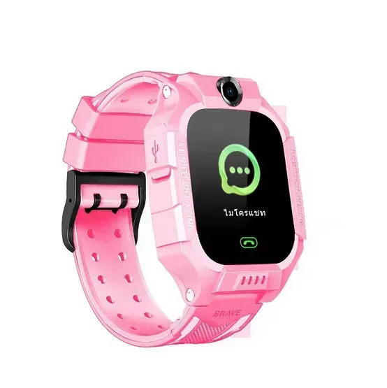Смарт-годинник дитячий Smart Watch Q19 з камерою прослуховуванням Sim-картою Pink (18361)