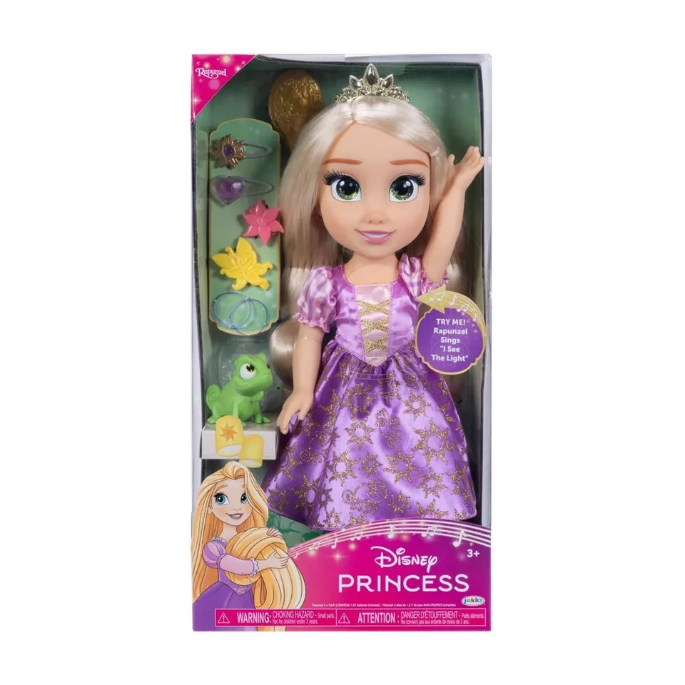 Кукла поющая Disney Princess My Singing Friend Rapunzel Doll & Pascal Figure Hair Accessories 35 см (2520769237) - фото 2