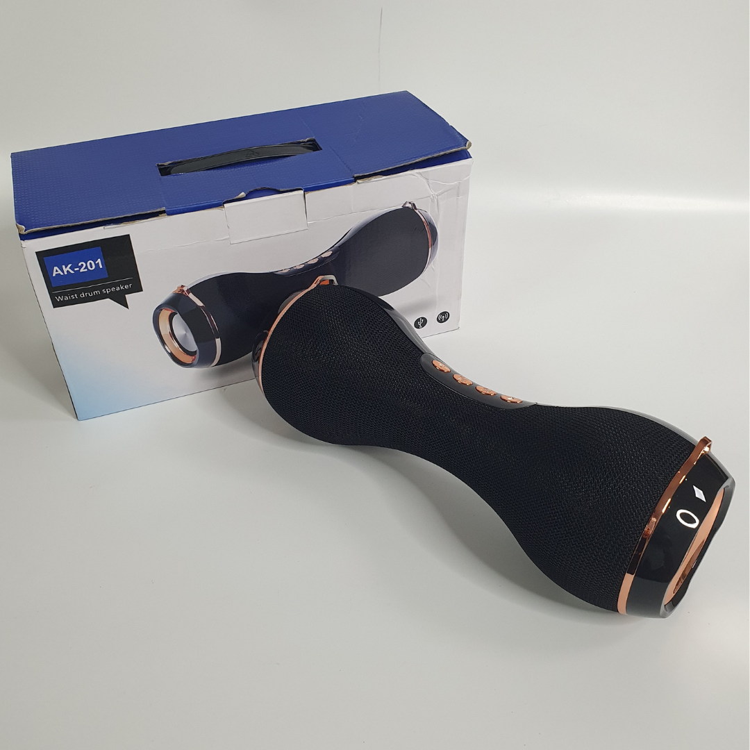 Колонка портативная Bluetooth AK201 с частотным диапазоном 70 Гц-20 кГц Black