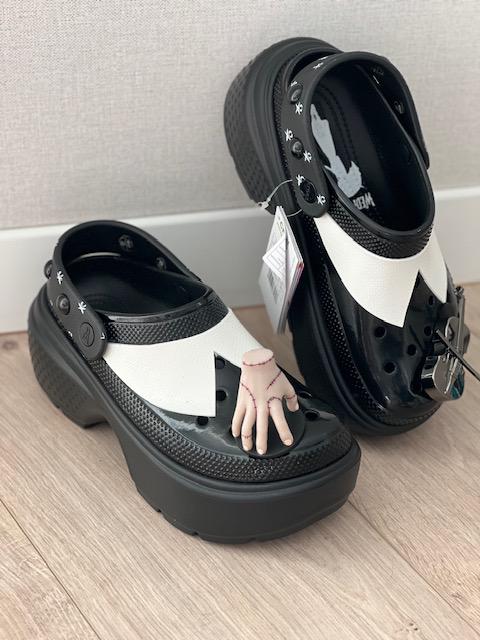 ᐉ Сабо Crocs Wednesday Stomp р. 37-38 Black (26644937) • Купить в