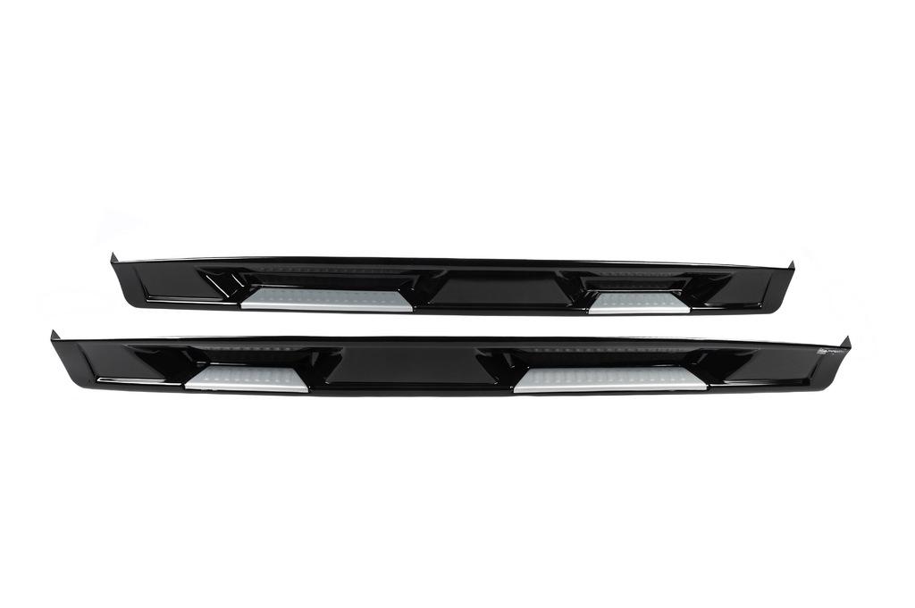 Боковые пороги Sorento тип EuroCap для Opel Combo 2012-2018 гг. пластик Черный Боковые пороги Sorento тип EuroCap для Opel Combo 2012-2018 гг. пластик Черный