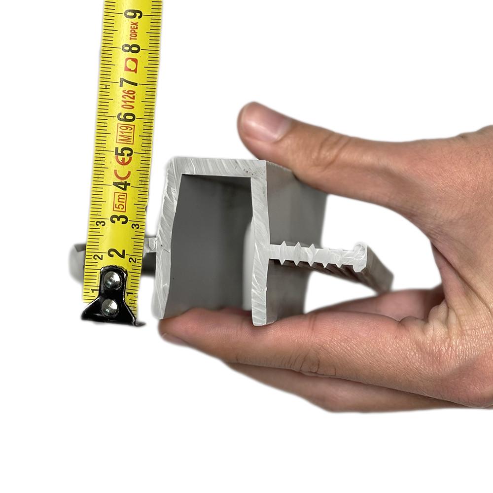 Гідрошпонка зовнішня для деформаційних швів П-1 ПВХ гідроізоляційна 50х30 мм 20 м.п. (19520195) - фото 2