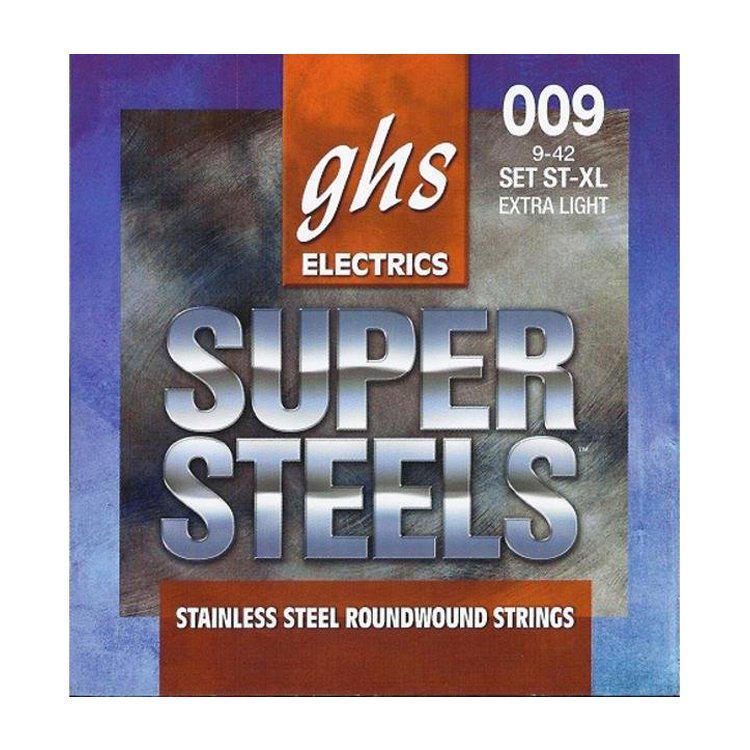 Струны для электрогитары GHS Super Steels ST-XL 9-42 (113352)