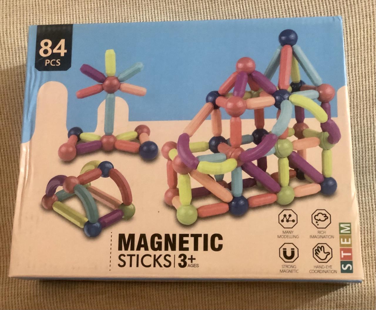 Магнітний конструктор Magnetik 84 деталей - фото 7 Магнітний конструктор Magnetik 84 деталей - фото 7