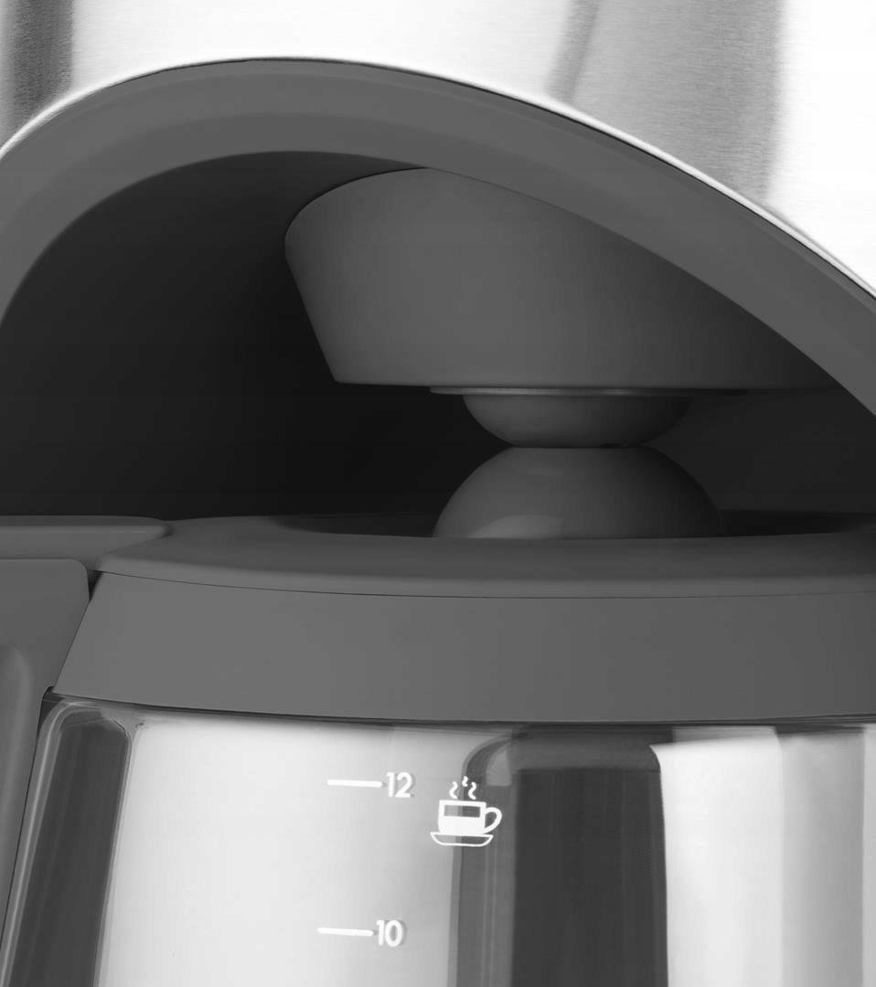 Кофеварка Catler CM4010 капельная для молотого кофе 1000 Вт 1,8 л Черный/Серый (620742) - фото 4 Кофеварка Catler CM4010 капельная для молотого кофе 1000 Вт 1,8 л Черный/Серый (620742) - фото 4