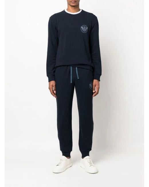 Спортивный костюм мужской Emporio Armani L Темно-синий (2F573-111943син)