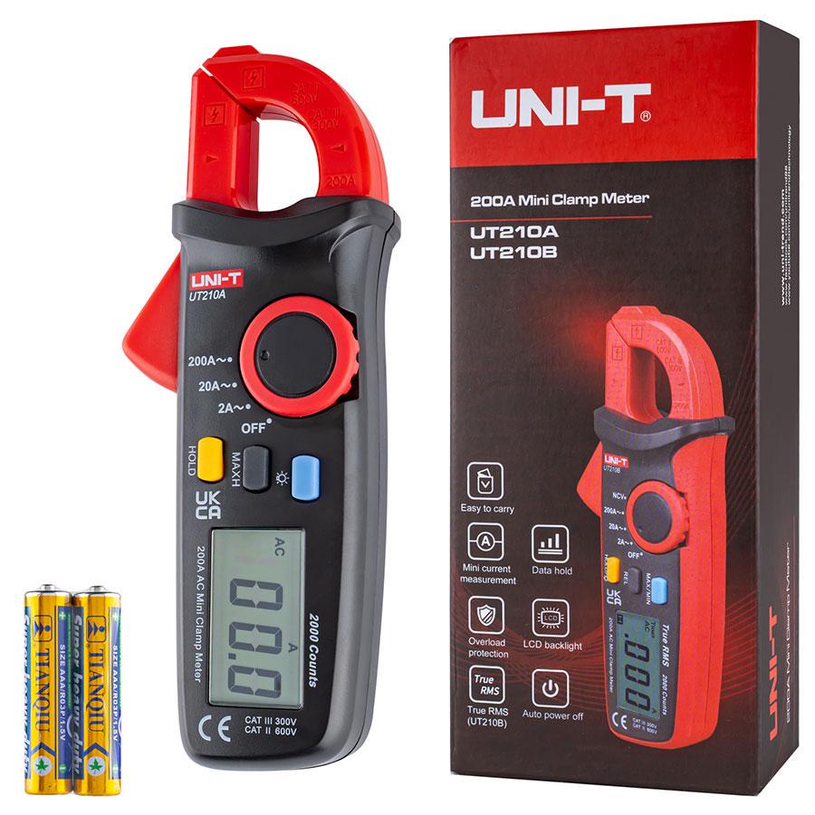 Клещи токовые UNI-T UT210A с ручным выбором диапазонов (286891)