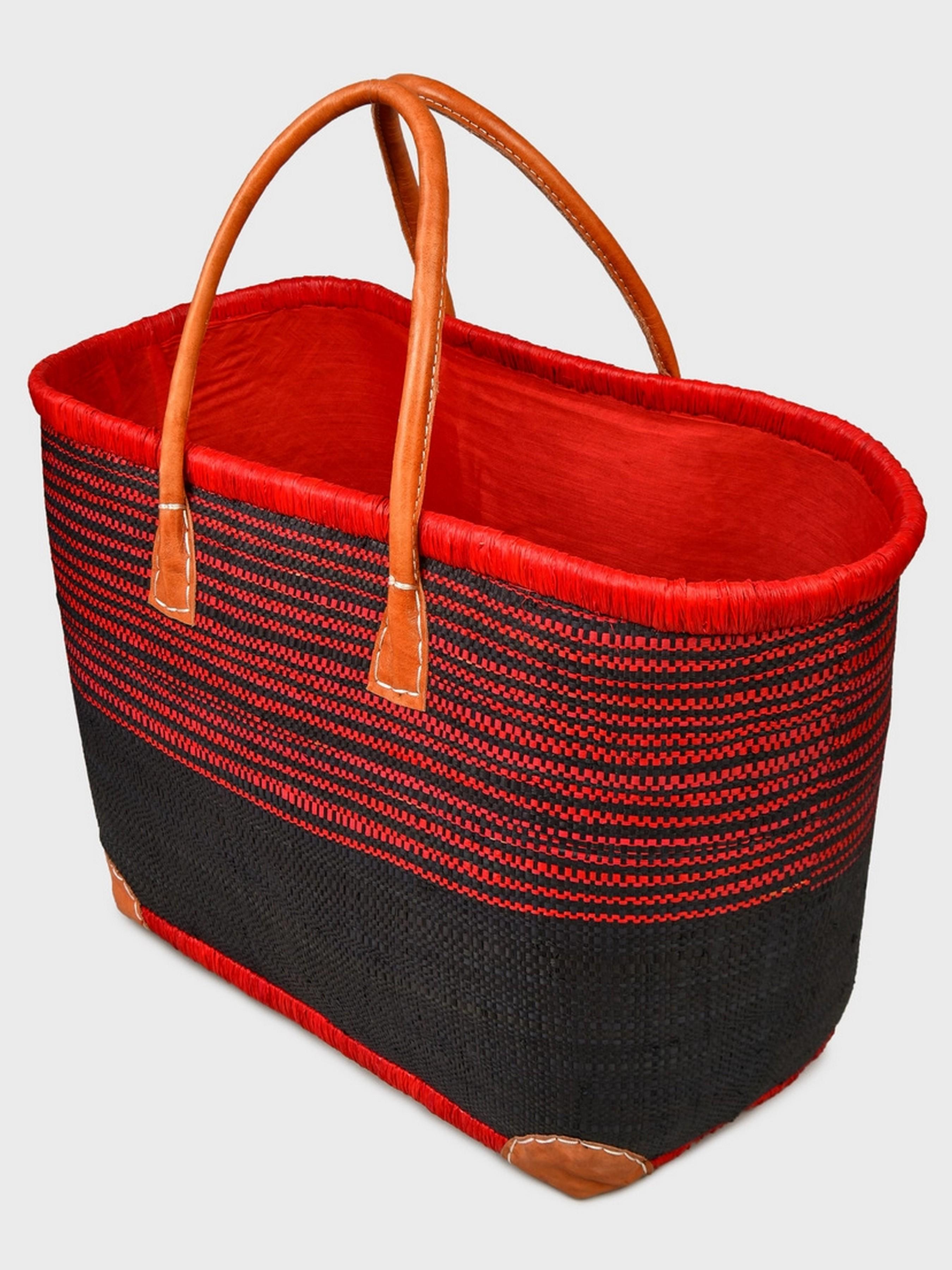 Сумка пляжная Le Comptoir de la plage Mahabo GM NOI One size Rouge (ZIK0000018133)