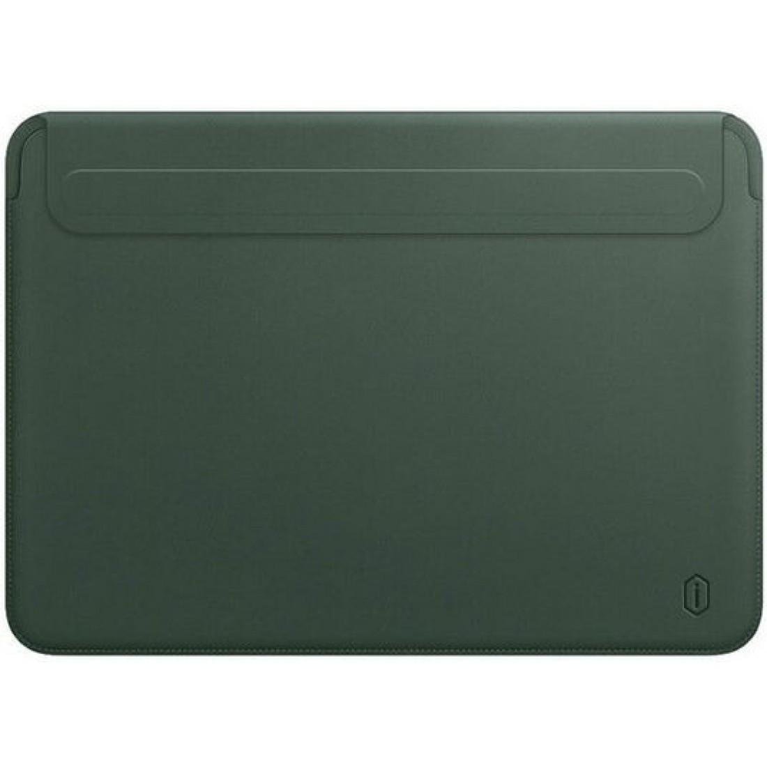 Чехол-папка WIWU Skin Pro II Series Sleeve for MacBook 13, Forest Green