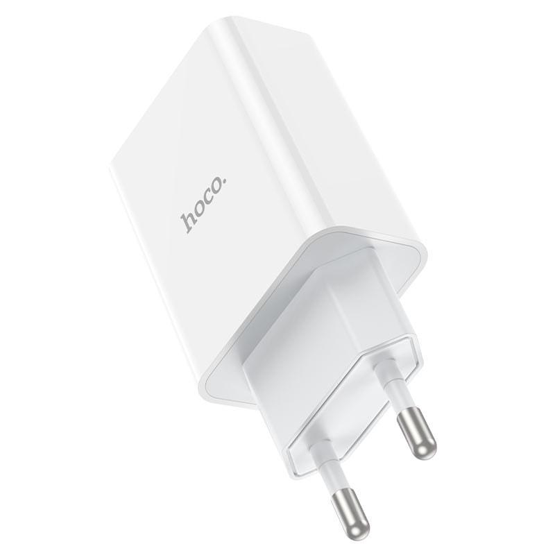 Устройство зарядное Hoco C99A QC3.0 USB/1Type-C 20W White (36790)