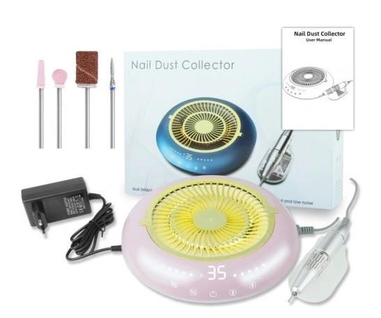 Фрезер з витяжкою для апаратного манікюру/педикюру JMD-803 Pro 2в1 сенсорний для зняття гель лаку 60 Вт 35000 об/хв Білий (13010618) - фото 6