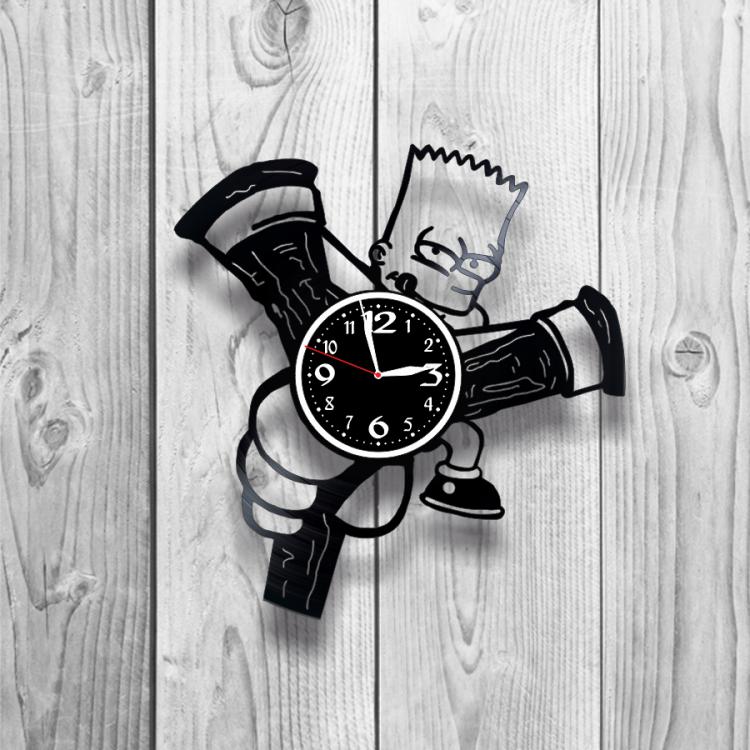 Часы настенные Симпсоны 0395 из виниловой пластинки