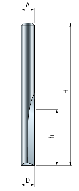Фреза концевая Freud 04-11008P D6 h25,4 H76,2 (04-11008P) - фото 2 Фреза концевая Freud 04-11008P D6 h25,4 H76,2 (04-11008P) - фото 2