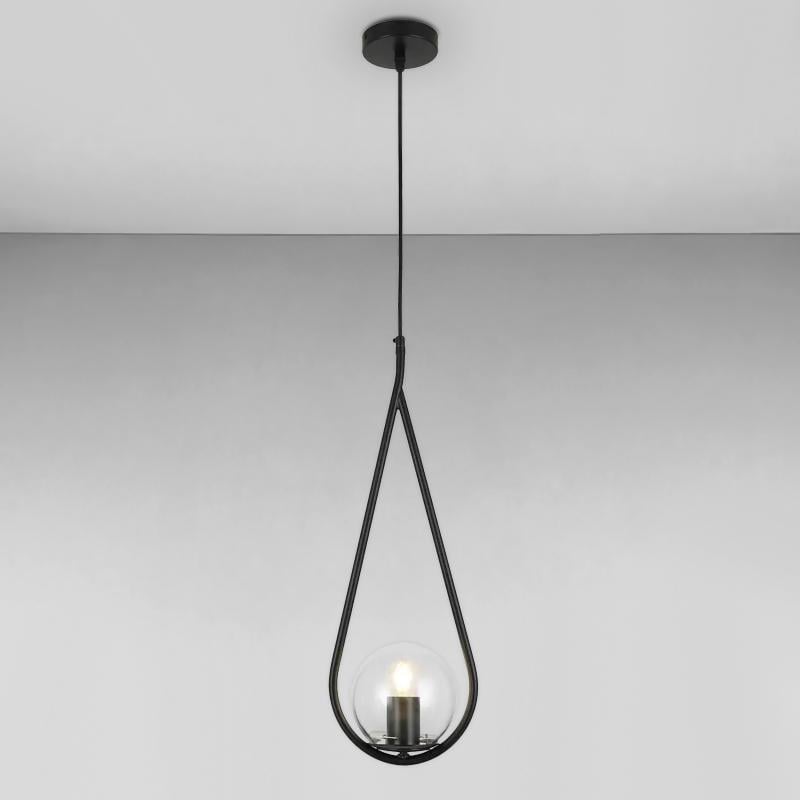 Люстра подвесная Light House LS-18126-1 Черный/Прозрачный