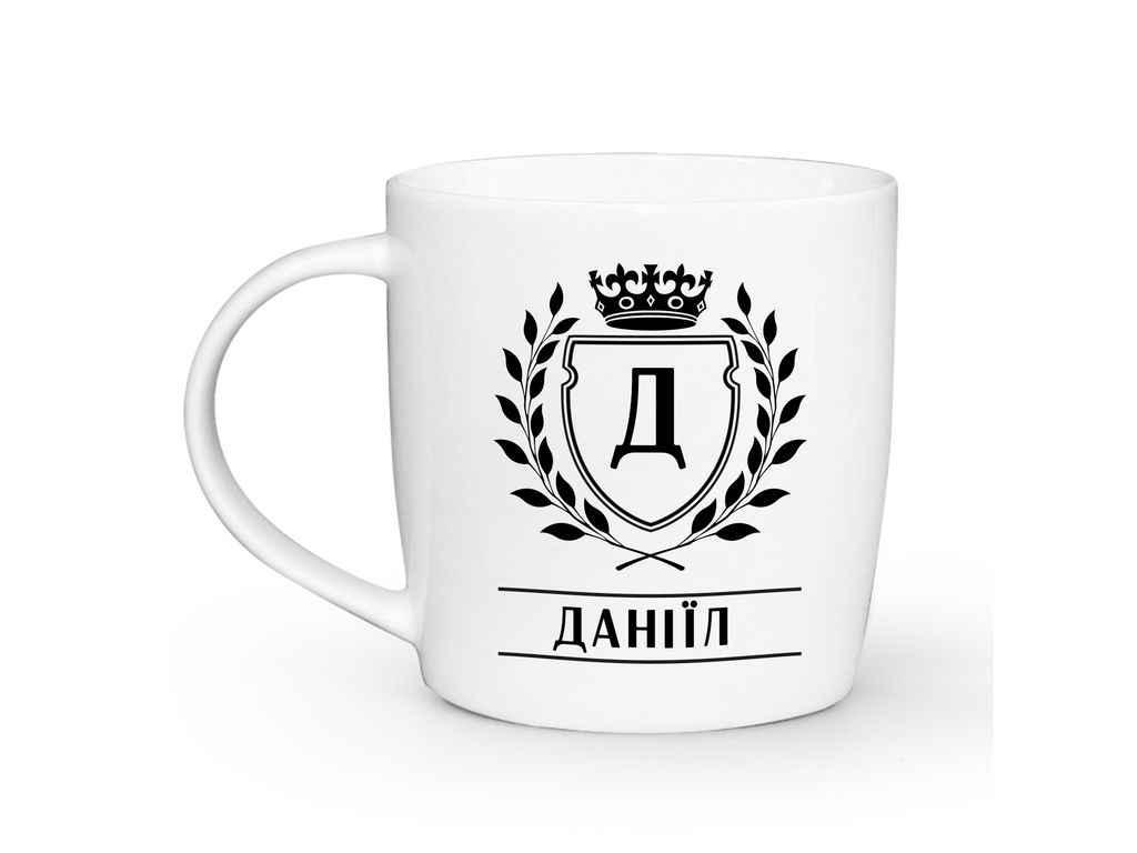 Чашка-бочка КВАРТ с надписью "Даніїл" 360 мл (2522)