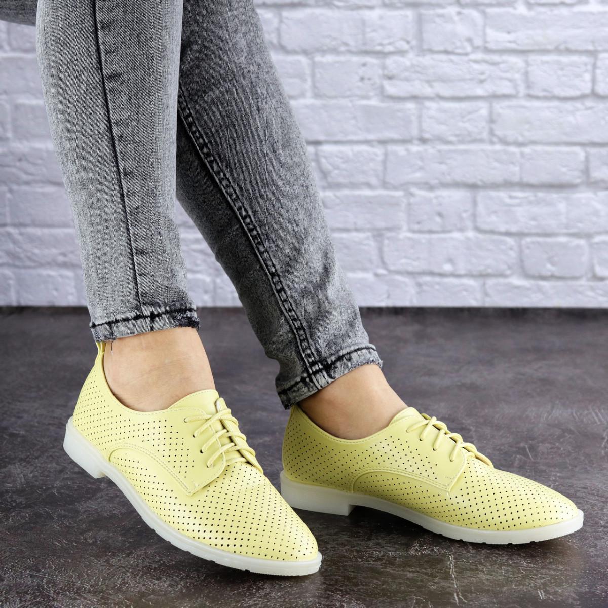 Туфли женские Fashion р. 39 24,5 см Желтый (1772) - фото 6