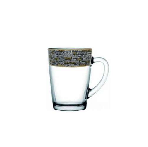 Кружка Helios 8148/1334 Капучино Coffe отводка декор 3 Mix 300 мл