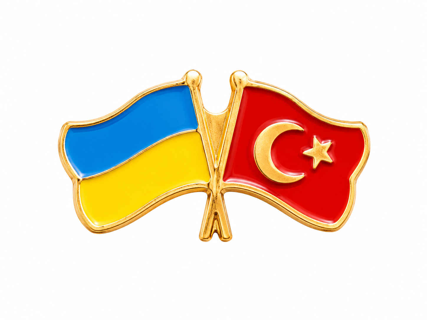 Значок прапор Україна-Турція (1892910549)