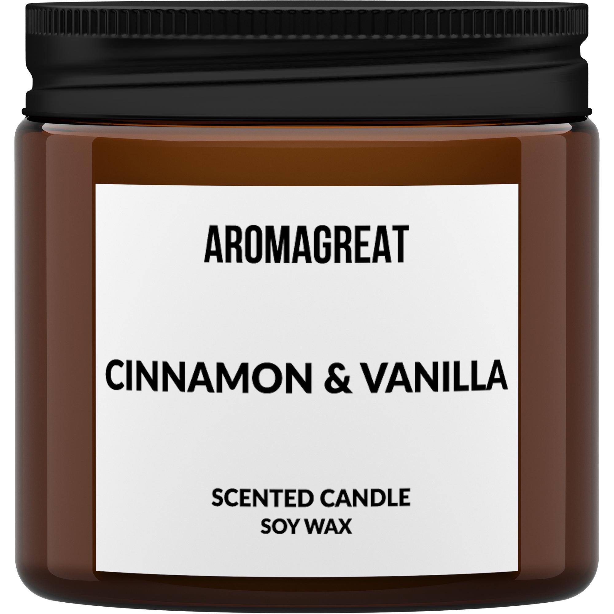 Ароматическая свеча из соевого воска Cinnamon & Vanilla 100 г