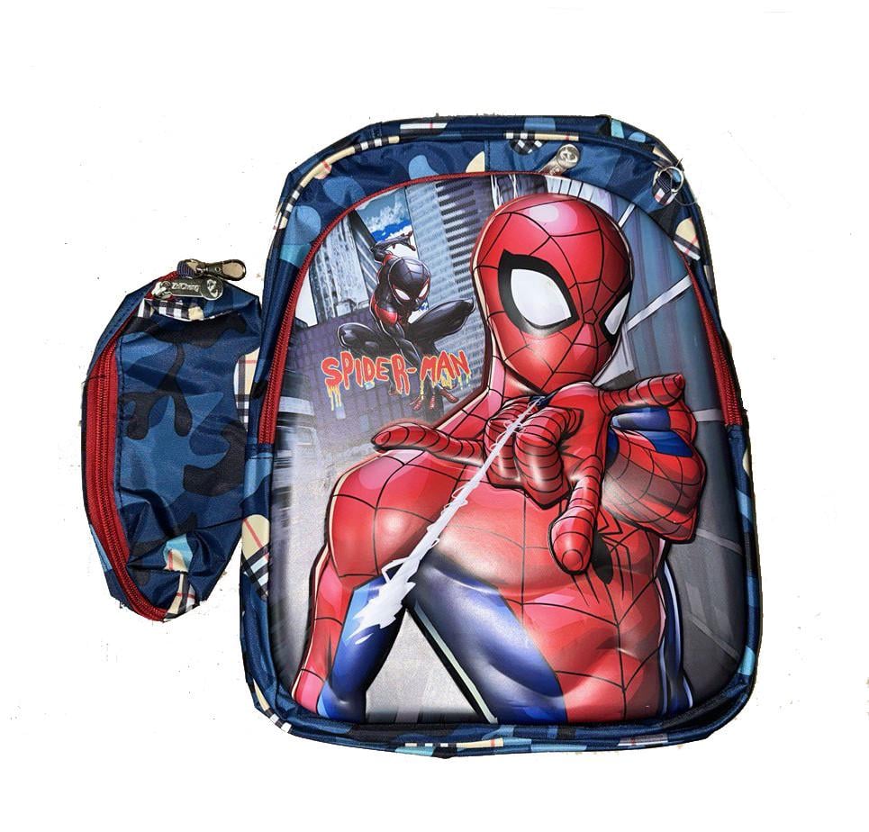 Рюкзак Человек-паук Вид 5 C 65139 пластикова вставка/пенал/регулируемые лямки/2 отдела в пакете (6900067651396)