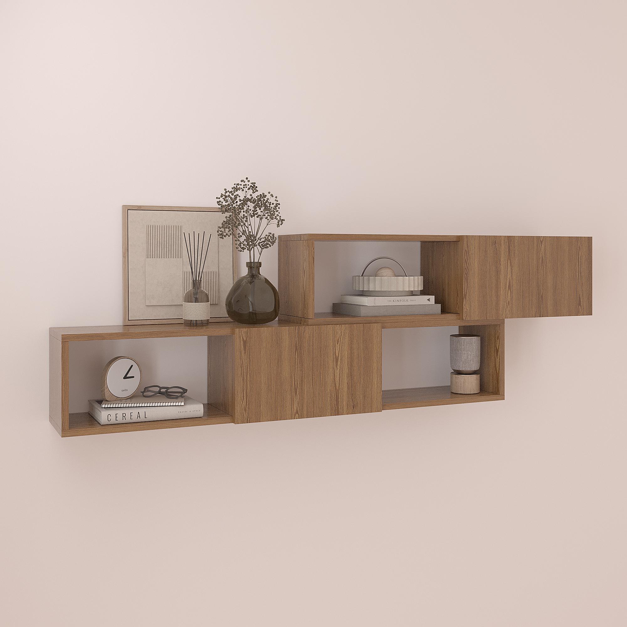 Полка навесная настенная ПК-9 460х1500х220 мм Дуб Родос