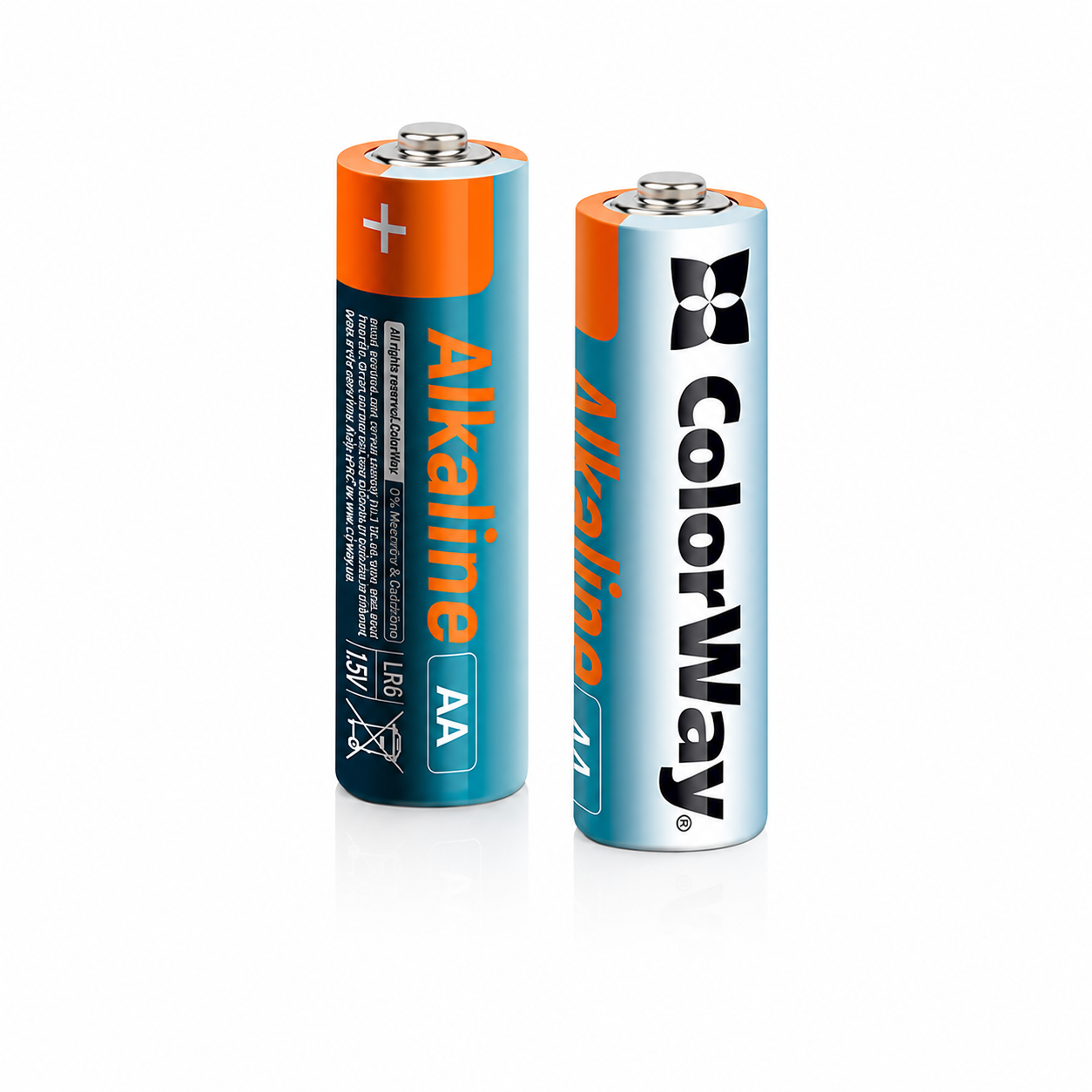 Батарейки ColorWay Alkaline AA 1,5V щелочные 2 шт. (CW-BALR06-2BL)
