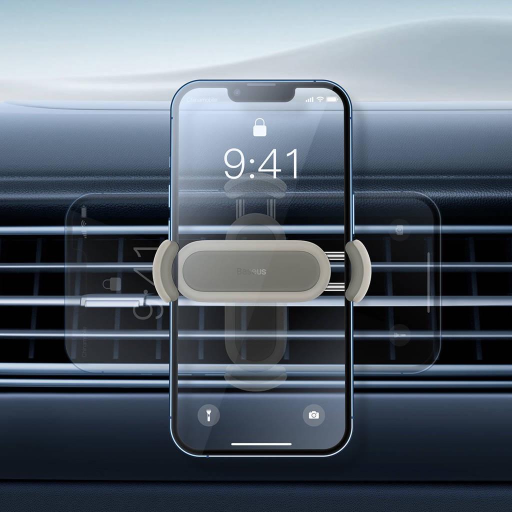 Тримач автомобільний BASEUS 360° Steel Cannon 2 Бежевий (SUGP000002) - фото 8