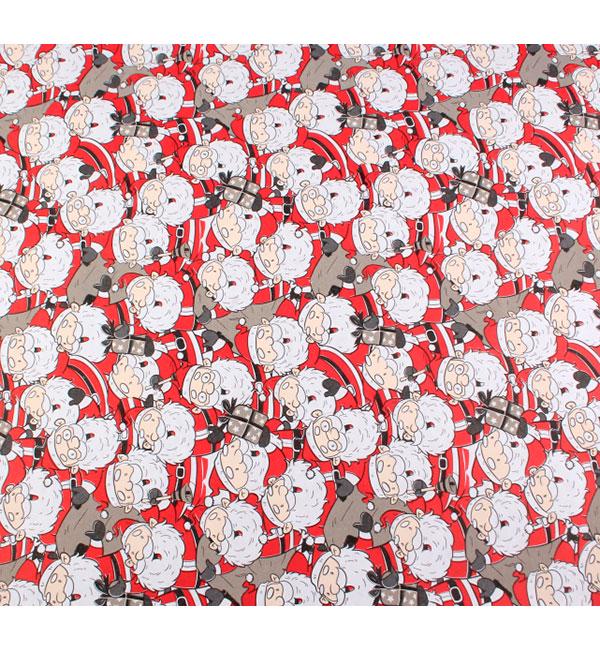 Подарочная бумага для упаковки Santa 91x70 см (414777)