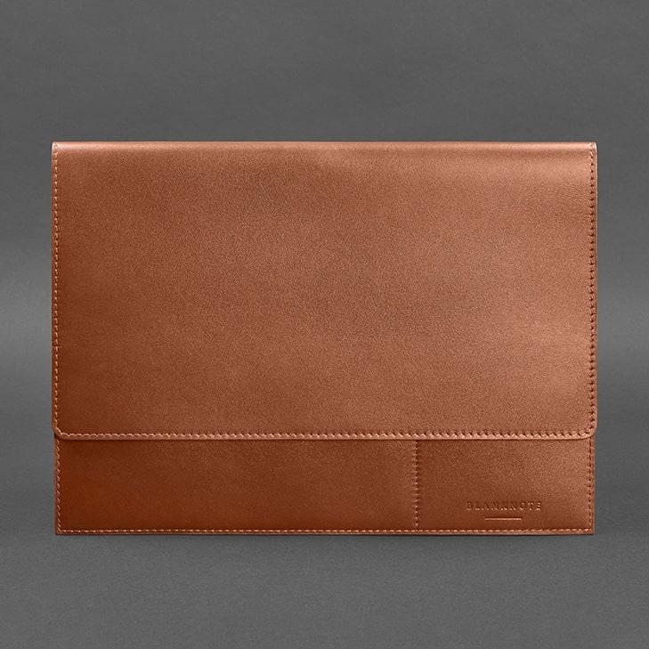 Папка шкіряна для документів А4 на магнітах Світло-коричневий (A-026685) - фото 4