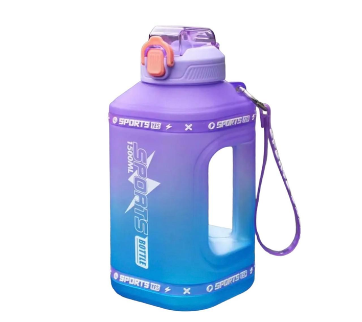 Бутылка спортивная OSPORT 1500 мл Фиолетовый (MS 4621) - фото 1 Бутылка спортивная OSPORT 1500 мл Фиолетовый (MS 4621) - фото 1