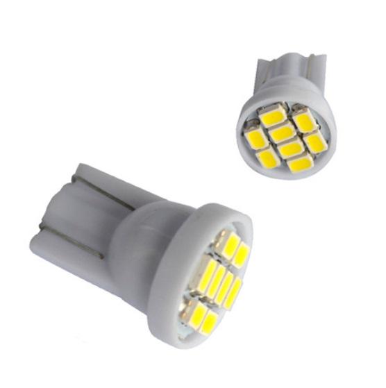 Автомобільні лампи LED комплект T10 W5W 8 SMD 3020 Біле світло (424412) Автомобільні лампи LED комплект T10 W5W 8 SMD 3020 Біле світло (424412)