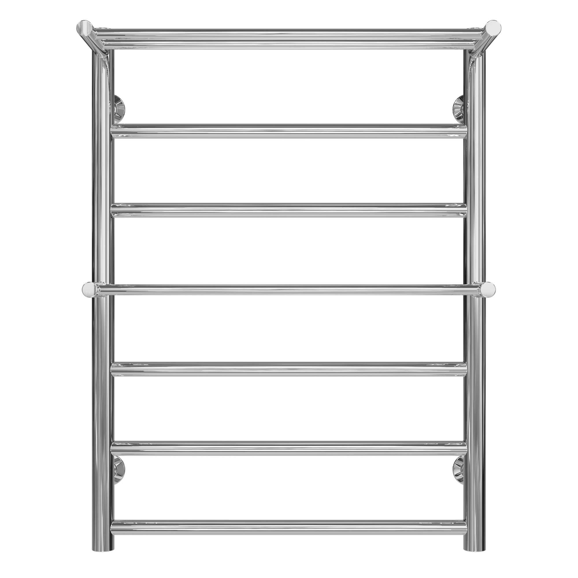 Полотенцесушитель водяной Deffi Терма Плюс П7 боковое левое подключение нержавеющая сталь 500х700 мм Хром (C.TA.70.50.7.C.B)