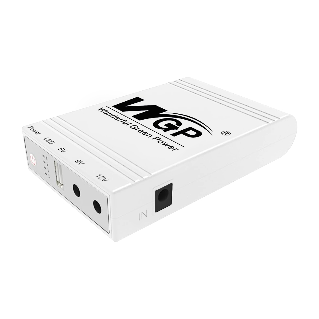 UPS для роутера WGP 103A-5912 MINI DC 10400 mah 5-9v 12v 32,56Wh Білий (d344ccff) - фото 1