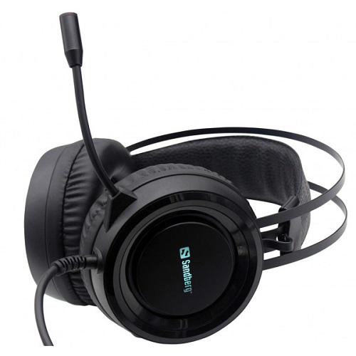 Гарнітура ігрова Sandberg 126-22 Dominator Headset RGB 4 pin USB 2,1 м mini-jack 3,5 мм (570584) - фото 2