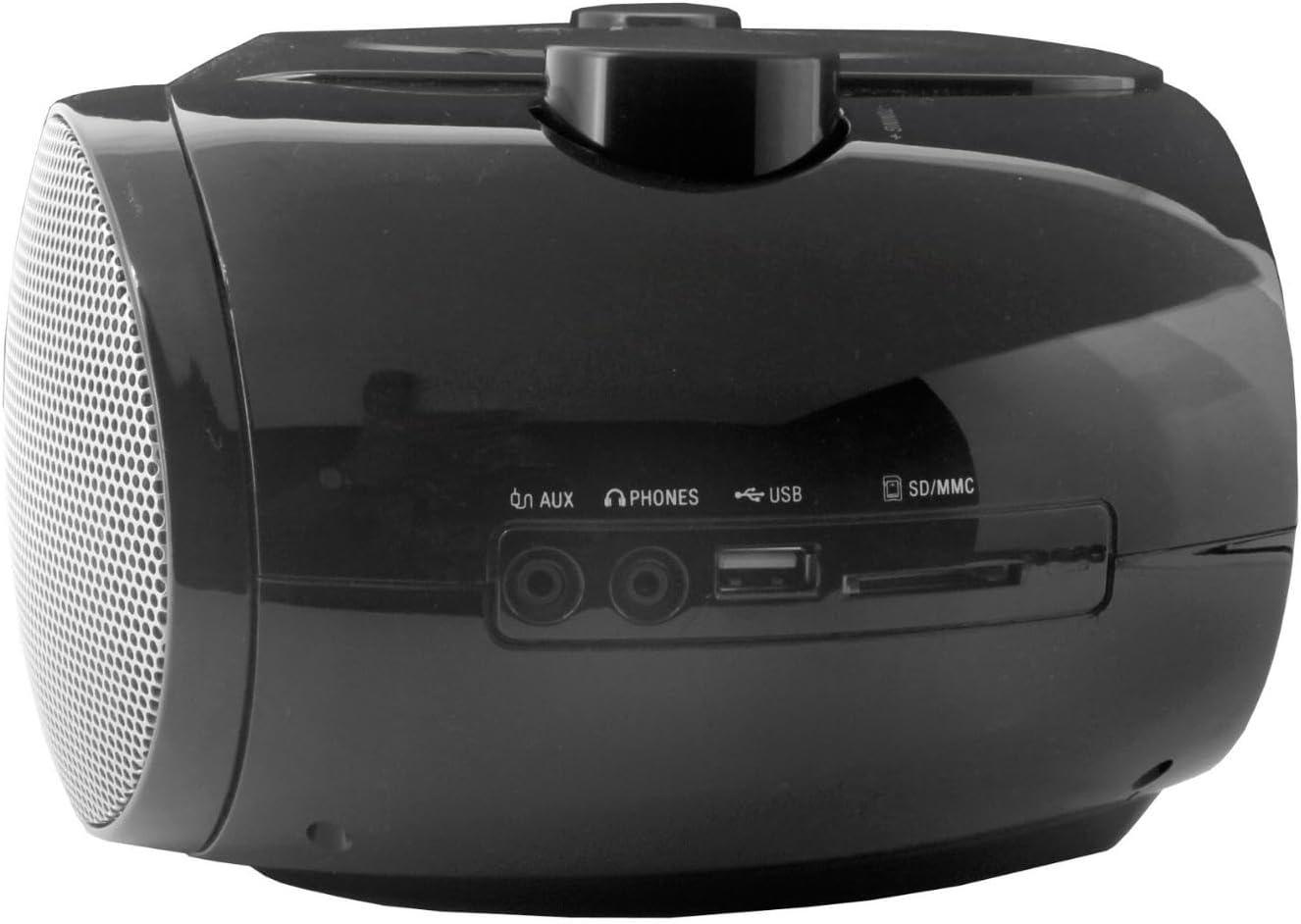 Бумбокс Soundmaster SCD8100SW DAB+ FM CD-MP3 USB Bluetooth Чорний - фото 3