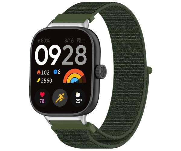 Ремешок Nylon для смарт-часов Xiaomi Redmi Watch 5 22 мм Зеленый
