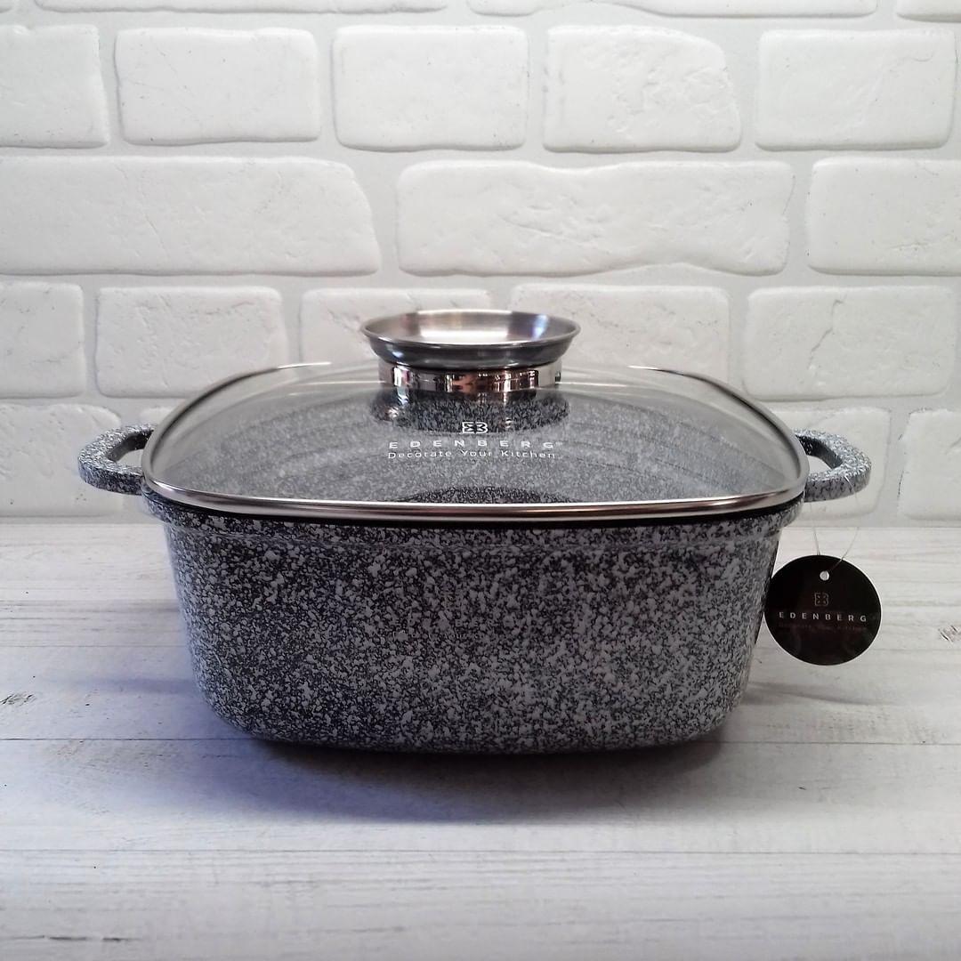 Кастрюля Edenberg с гранитным антипригарным покрытием 2,3 л 20 см (EB-3976) Кастрюля Edenberg с гранитным антипригарным покрытием 2,3 л 20 см (EB-3976)